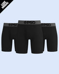 Luxe Modal 3 Pack - Black Grey