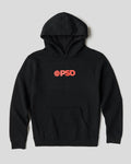 PSD Black Red Hoodie