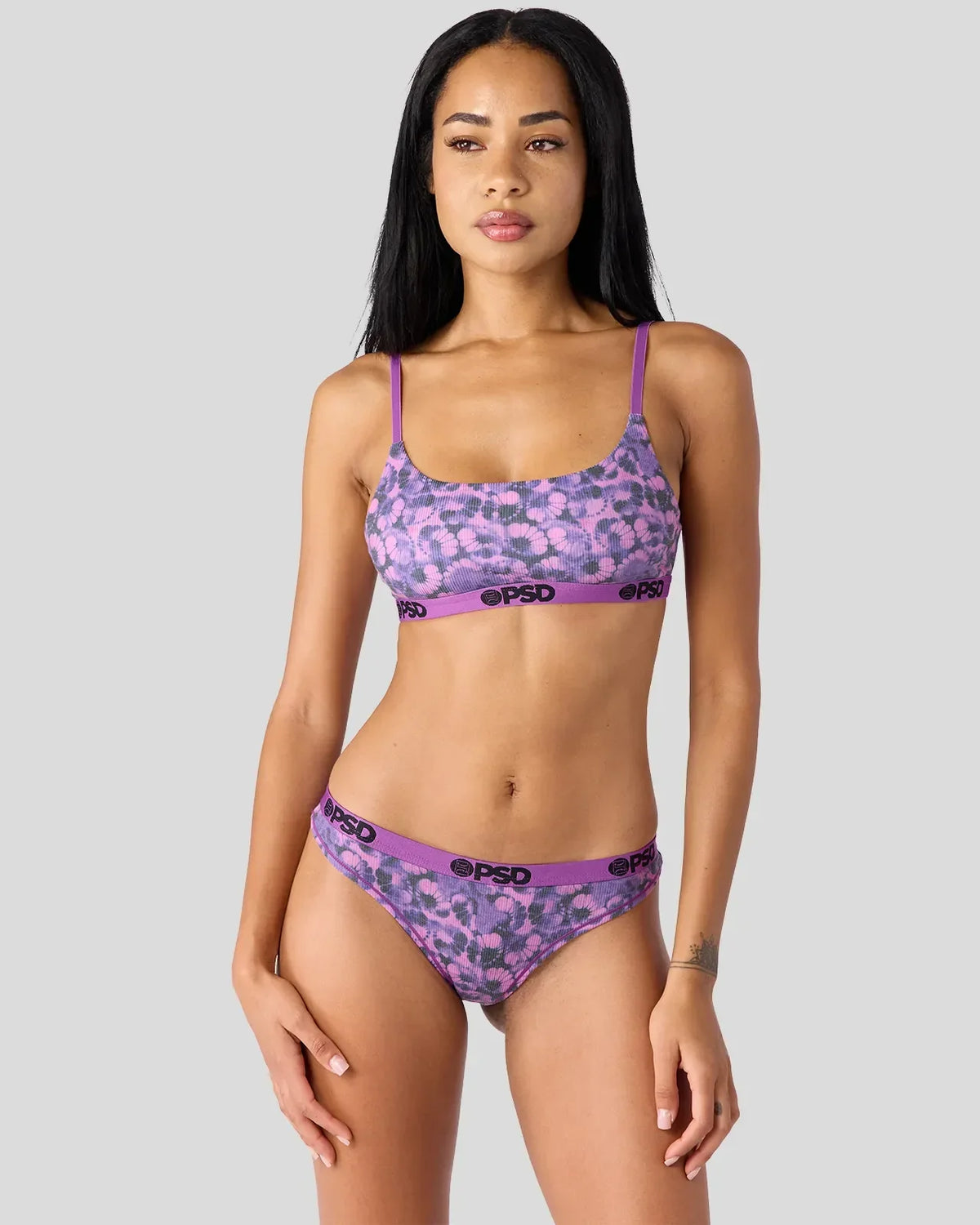 Ribbed - Petal Noir